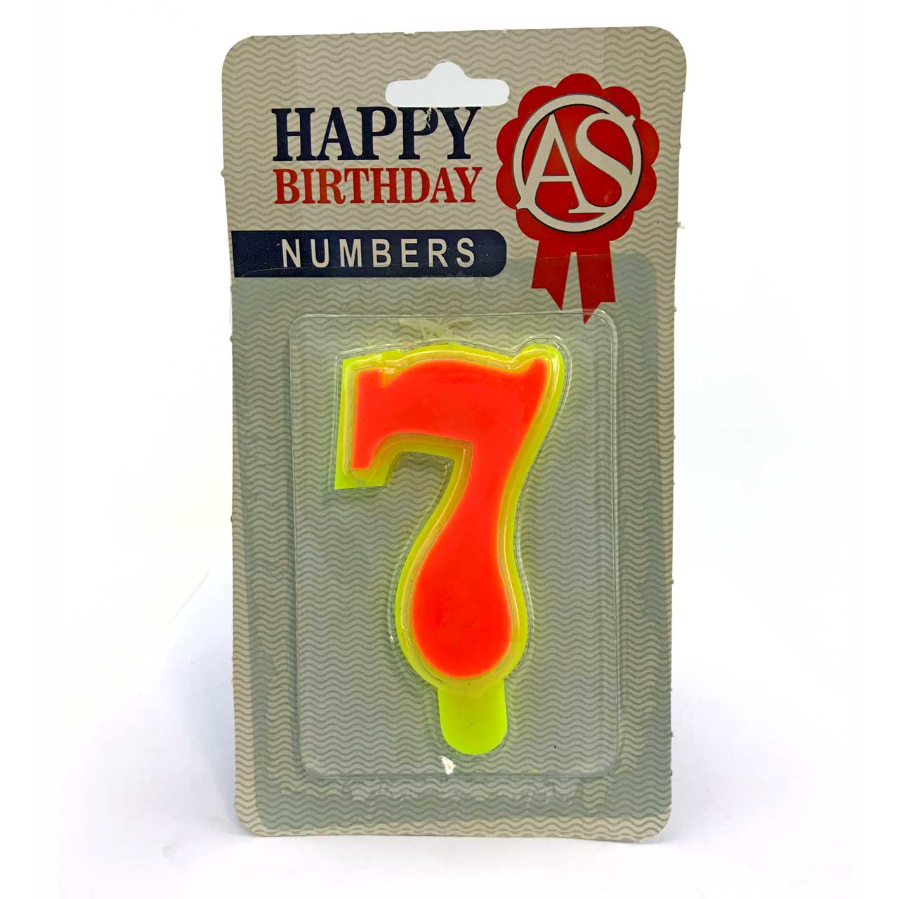 شمع تولد آس مدل عدد 7